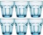 Bormioli Rocco Set van 12x stuks tumbler waterglazen drinkglazen blauw 270 ml Drinkglazen - Thumbnail 2