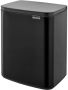 Brabantia Afvalemmer 12l Bo Staal Matt Black - Thumbnail 2