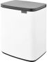 Brabantia Afvalemmer 12l Bo Staal White - Thumbnail 2