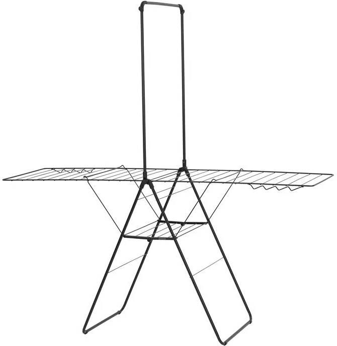 Brabantia HangOn Droogrek 25m met Stang Inklapbaar Wasrek Matt Black - Foto 2