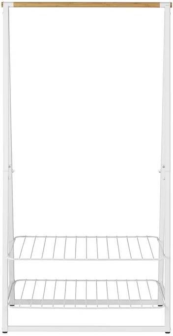 Happy Home HFG05-HOL kleding rek met plank bamboe hout