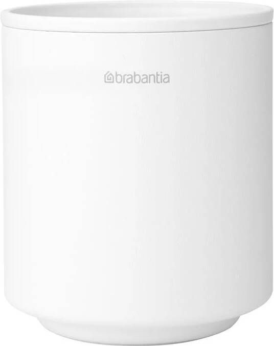 Brabantia tandenborstelhouder MindSet Mineral Fresh White (8.1x9.4 cm)