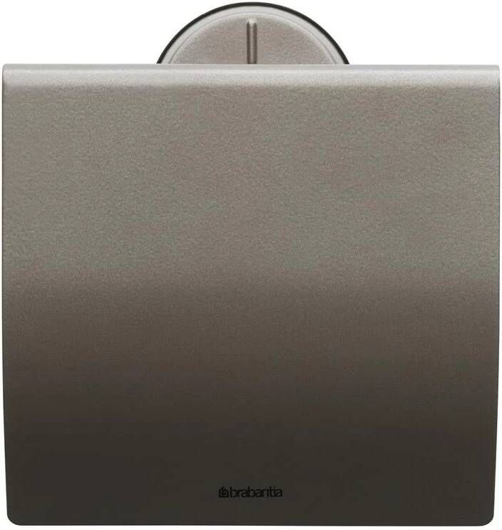 Brabantia toiletrolhouder met klep profile platinum
