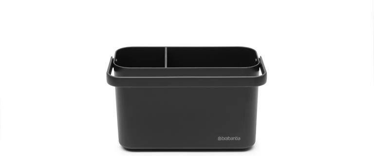 Brabantia SinkSide aanrecht organiser met vaatdoekhouder Dark Grey