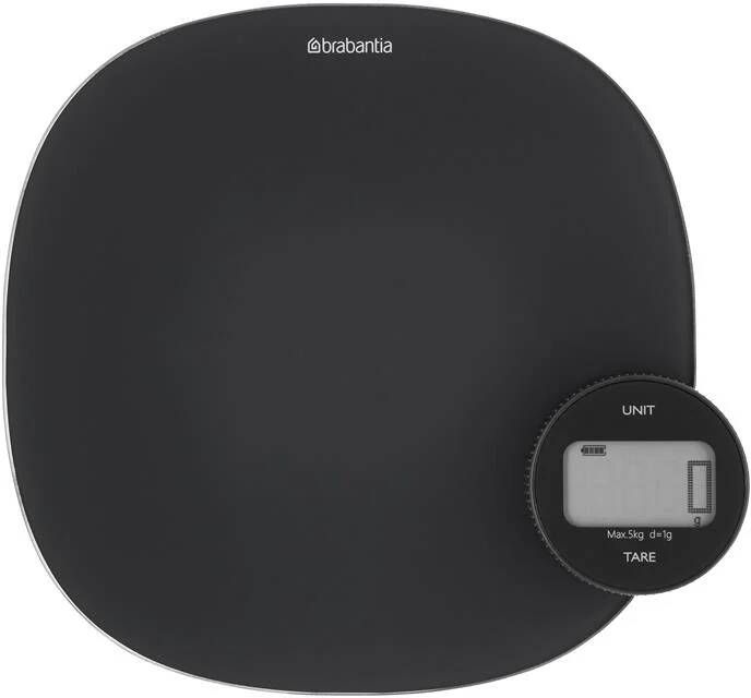 Brabantia Tasty+ Keukenweegschaal Digitaal geen Batterij nodig Dark Grey - Foto 2
