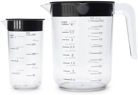 Brabantia maatbeker Tasty+ (set van 2) (250 ml en 1L)