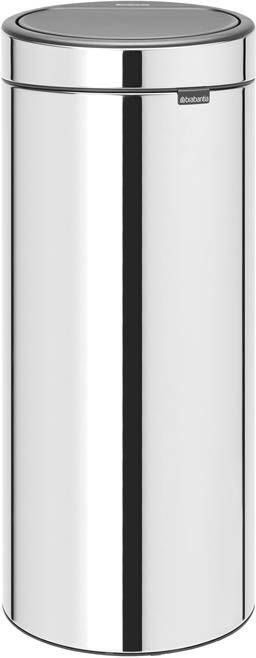 Brabantia touch bin afvalemmer 30 liter brilliant steel - Foto 2