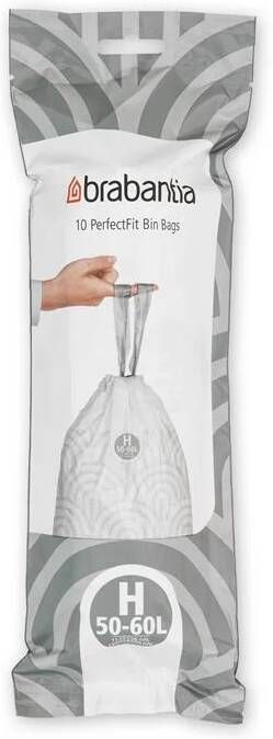 Brabantia Type H PerfectFit Afvalzak 50-60 Liter 10 zakken