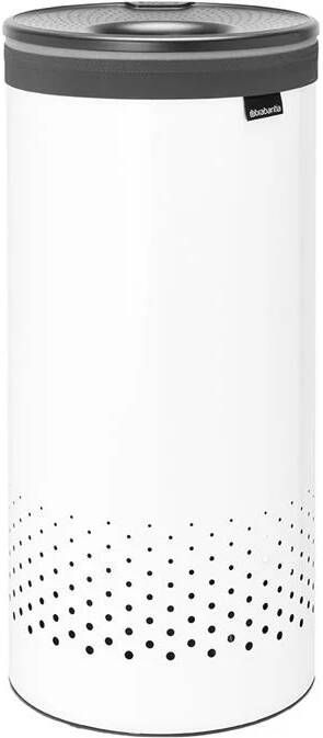 Brabantia Wasbox 35 liter White Dark Grey kunststof deksel - Foto 2