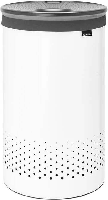 Brabantia Wasbox 60 liter White Dark Grey kunststof deksel - Foto 2