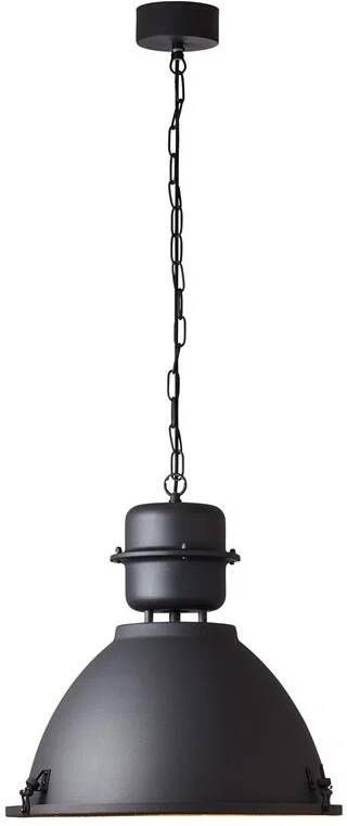 Brilliant lamp Kiki hanglamp 49cm zwart korund metaal 1x A60 E27 52W normale lampen (niet meegeleverd) A++