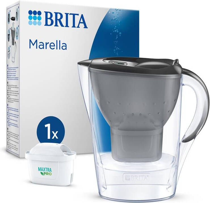 BRITA Waterfilterkan Marella Cool 2 4L Grijs incl. 1 MAXTRA PRO Waterfilter