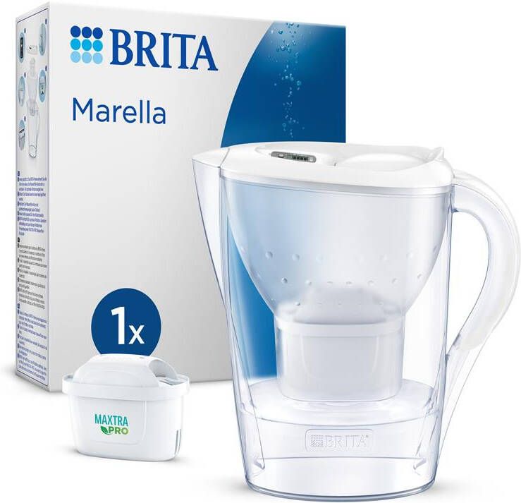 Brita Waterfilterkan Marella Cool + 1 Maxtra Pro Filter 2 4l Wit