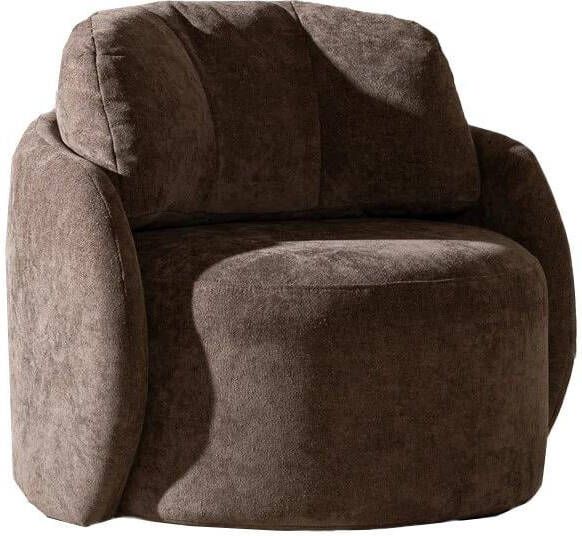 Bronx71 Fauteuil Cali chenille bruin