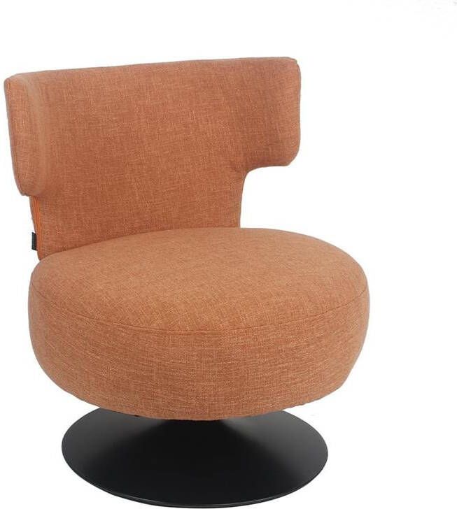 Bronx71 Fauteuil Metro draaibaar linnen koper.