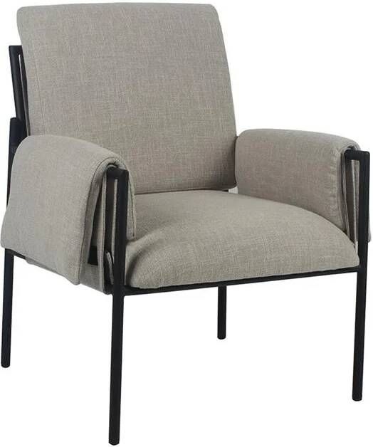 Bronx71 Fauteuil Urban linnen taupe.