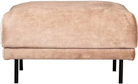 Bronx71 Hocker Denver velvet taupe.