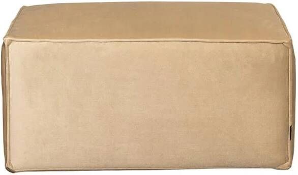 Bronx71 Hocker Memphis velvet beige