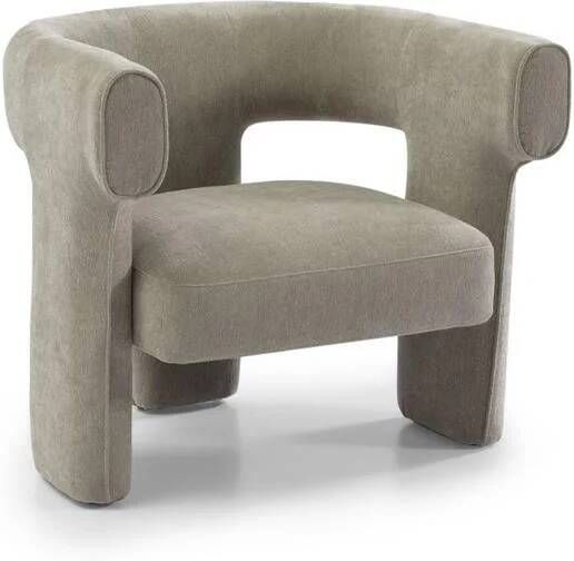 Bronx71 Scandinavische fauteuil Bibi chenille taupe.