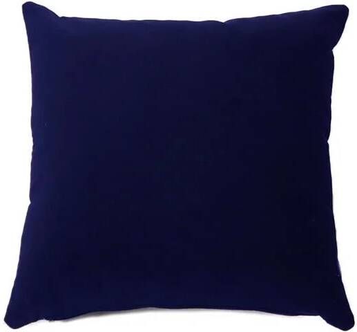 Bronx71 Sierkussen Anna velvet donkerblauw 45 x 45 cm.