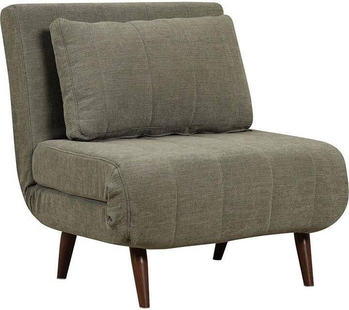 Bronx71 Slaapfauteuil Hanna gerecyclede stof groen.