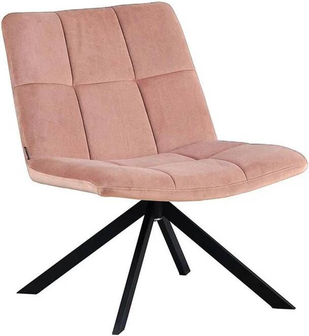 Bronx71 Velvet fauteuil Eevi roze