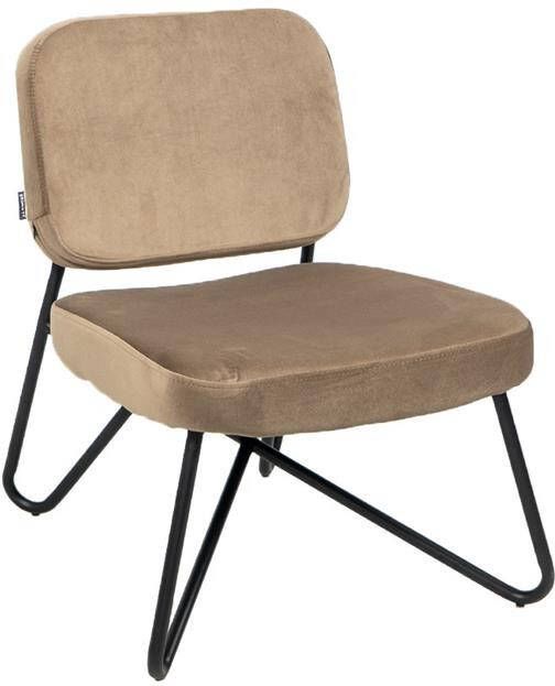 Bronx71 Velvet fauteuil Julia taupe