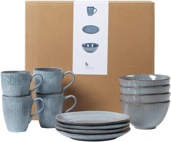 Broste Copenhagen Nordic Ontbijtset 12-delig Sea