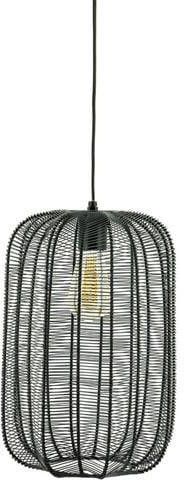 Furnilux Hanglamp Carbo Zwart Metaal 23 X 23 X 39 Cm