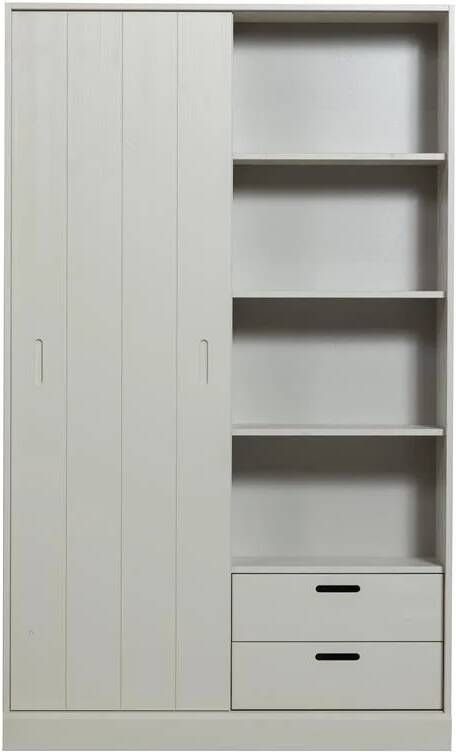 WOOOD | Mila schuifdeurkast grenen dust | Woonkamer meubels | Wandkast