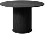Giga Living Eettafel Eikenhout Zwart Ø120cm 2-4 Personen Tafel Nola - Thumbnail 2