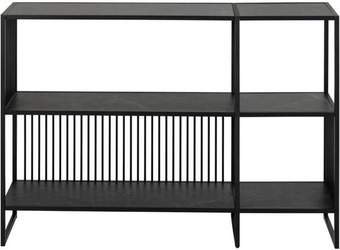 Bendt Wandrek Esme Marmerlook 83 x 120cm Zwart