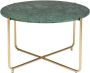 Housecraft Living Housecraft Timpa Salontafel Marmer Rond 70x70 cm Groen Goud - Thumbnail 2