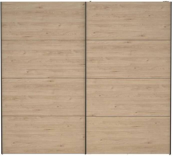 By fonQ basic Lana Kledingkast Eiken B 242 7 cm