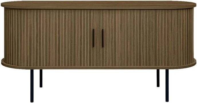 By fonQ basic Panel Tv-meubel B 120 cm Walnoot