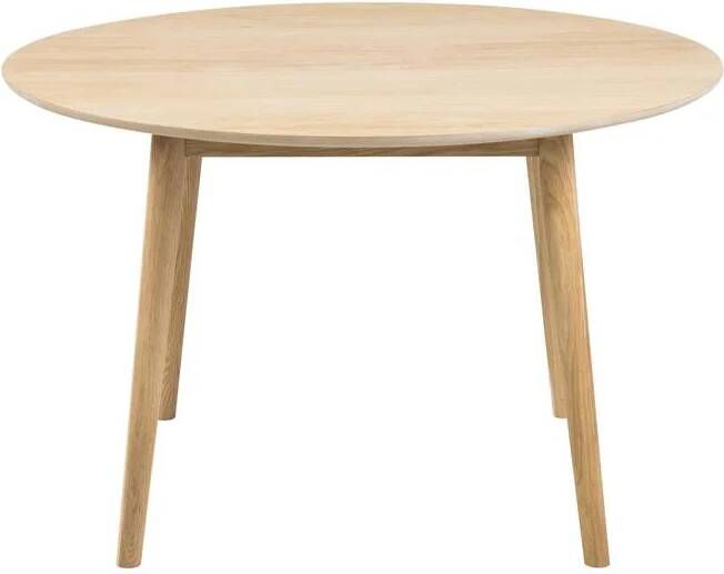 Leen Bakker Eetkamertafel Ulfborg eikenkleur Ø120x75 cm