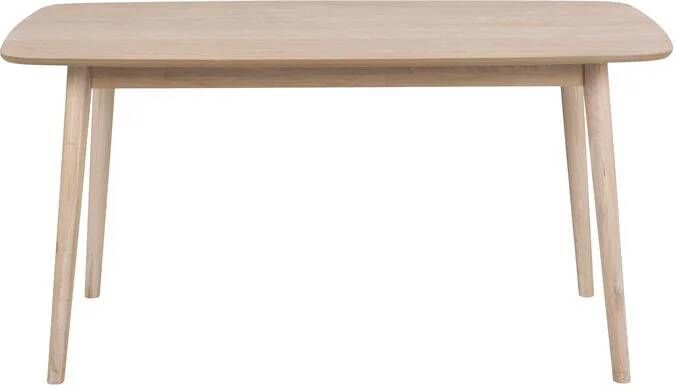 by fonQ basic Rounded Eettafel 150 x 80 cm Eiken