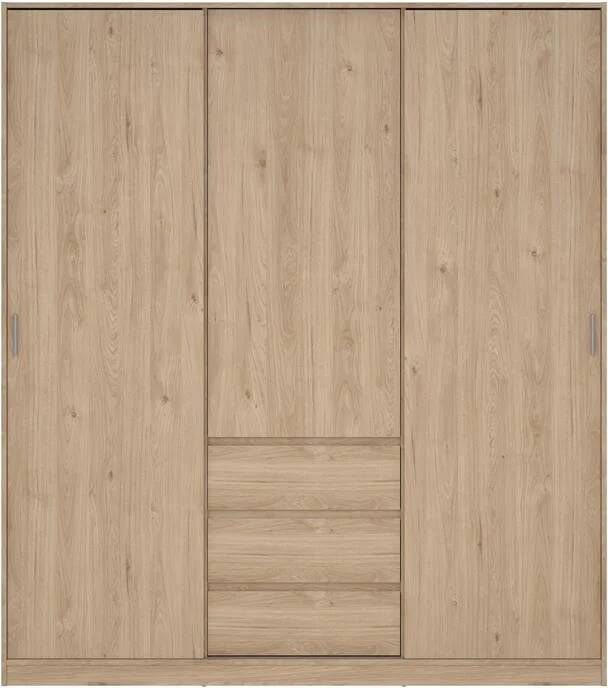 By fonQ basic Slide Kledingkast B 177 cm Eiken