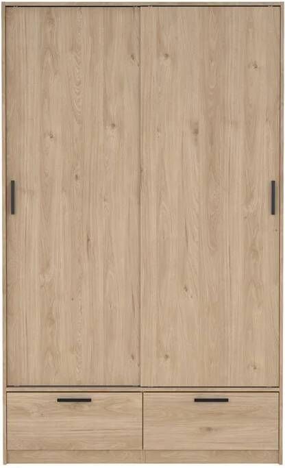 By fonQ basic Slim Kledingkast B 121 2 Eiken