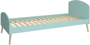 By fonQ basic Sverre Eenpersoonsbed 90 x 200 cm Groen