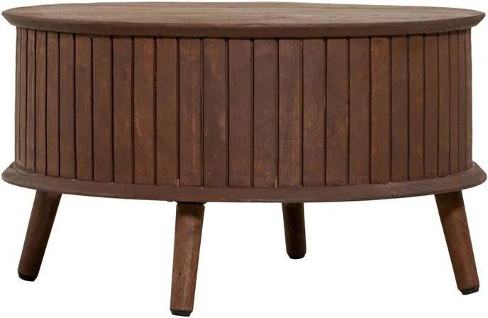 By fonQ Breno Salontafel Ø 65 cm Tabacco