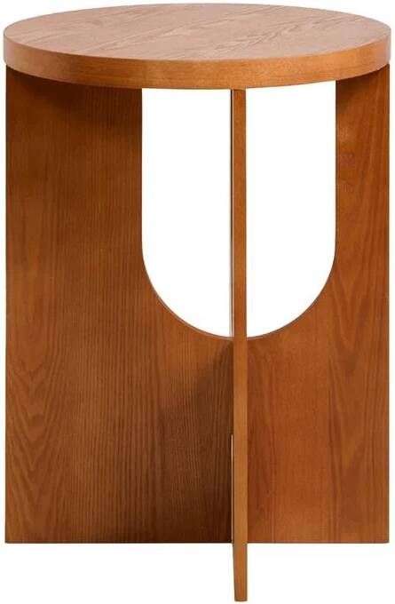 By fonQ Bulla Bijzettafel Ø 40 cm Walnoot