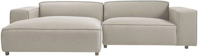 By fonQ Chunky Hoekbank met Chaise Longue Links Beige