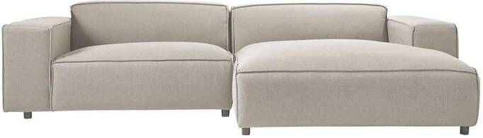 By fonQ Chunky Hoekbank met Chaise Longue Rechts Beige