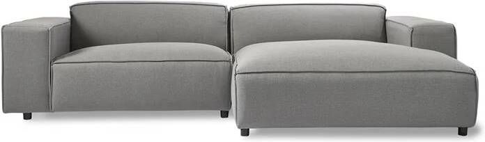 By fonQ Chunky Chaise Longue Rechts Grijs