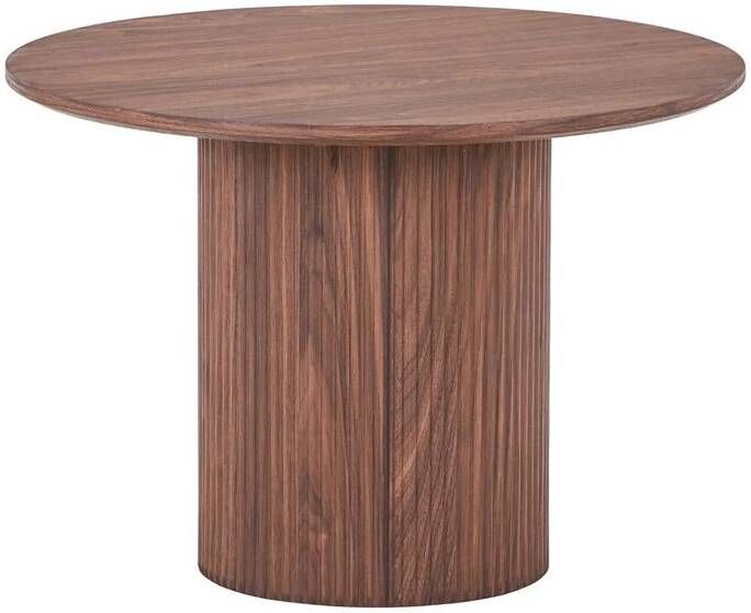 By fonQ Fiss Bijzettafel Ø 60 cm Walnoot