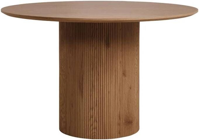 By fonQ Fiss Eettafel Ø 120 cm Walnoot