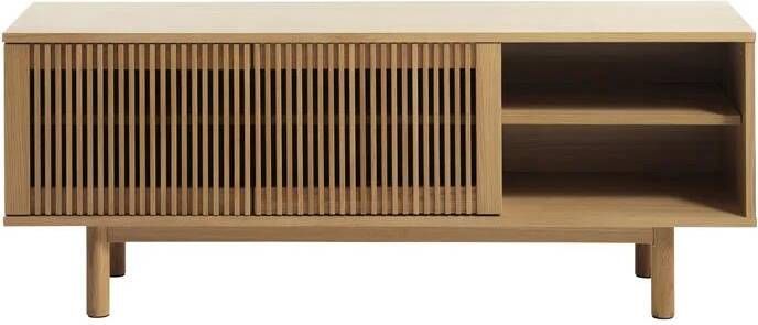 Giga Meubel Giga Living Tv-Meubel Naturel Eikenhout 2-Deuren 143x40x55cm Tiber