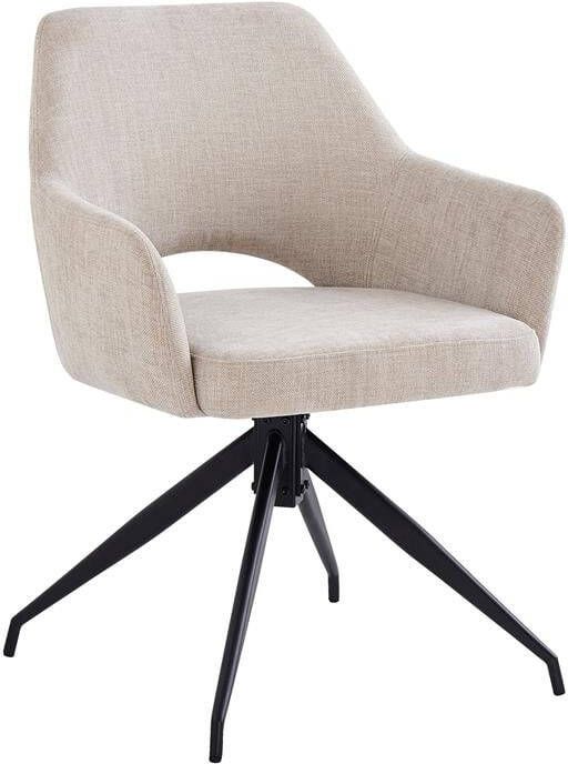 By fonQ Gap Draaibare Eetkamerstoel Beige
