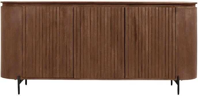 By fonQ Grand Dressoir Tabacco Mangohout B 180 cm